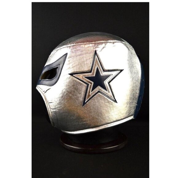 DALLAS COWBOYS Foamy NFL Mask Mexican Wrestling Mask Lucha Libre Luchador - Picture 3 of 10